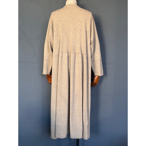 NEW Eskandar 100% Cashmere Bateau Tunic Dress‎ | Size 0 (S–M) | Oatmeal - Picture 4 of 13